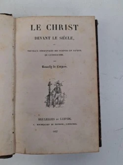 Antiek boek : "Le Christ devant le siècle, ou Nouveaux témoignages des sciences en faveur du catholicisme" - foto 4