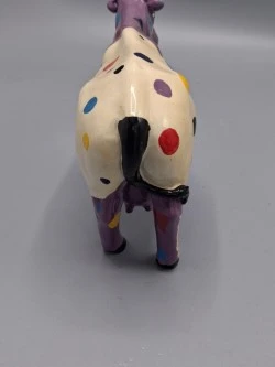 Twee decoratieve kunstkoeien uit de bekende CowParade collectie - foto 6