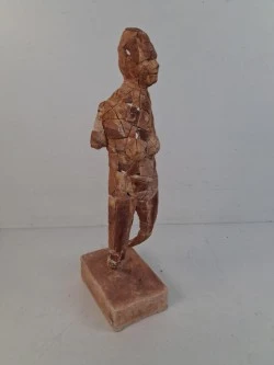 Terracotta beeld van de Belgische kunstenaar Van Acker - foto 3