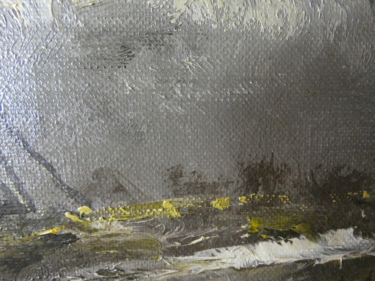 Vintage olieverfschilderij van de kunstenaar Emile Lammers - foto 5