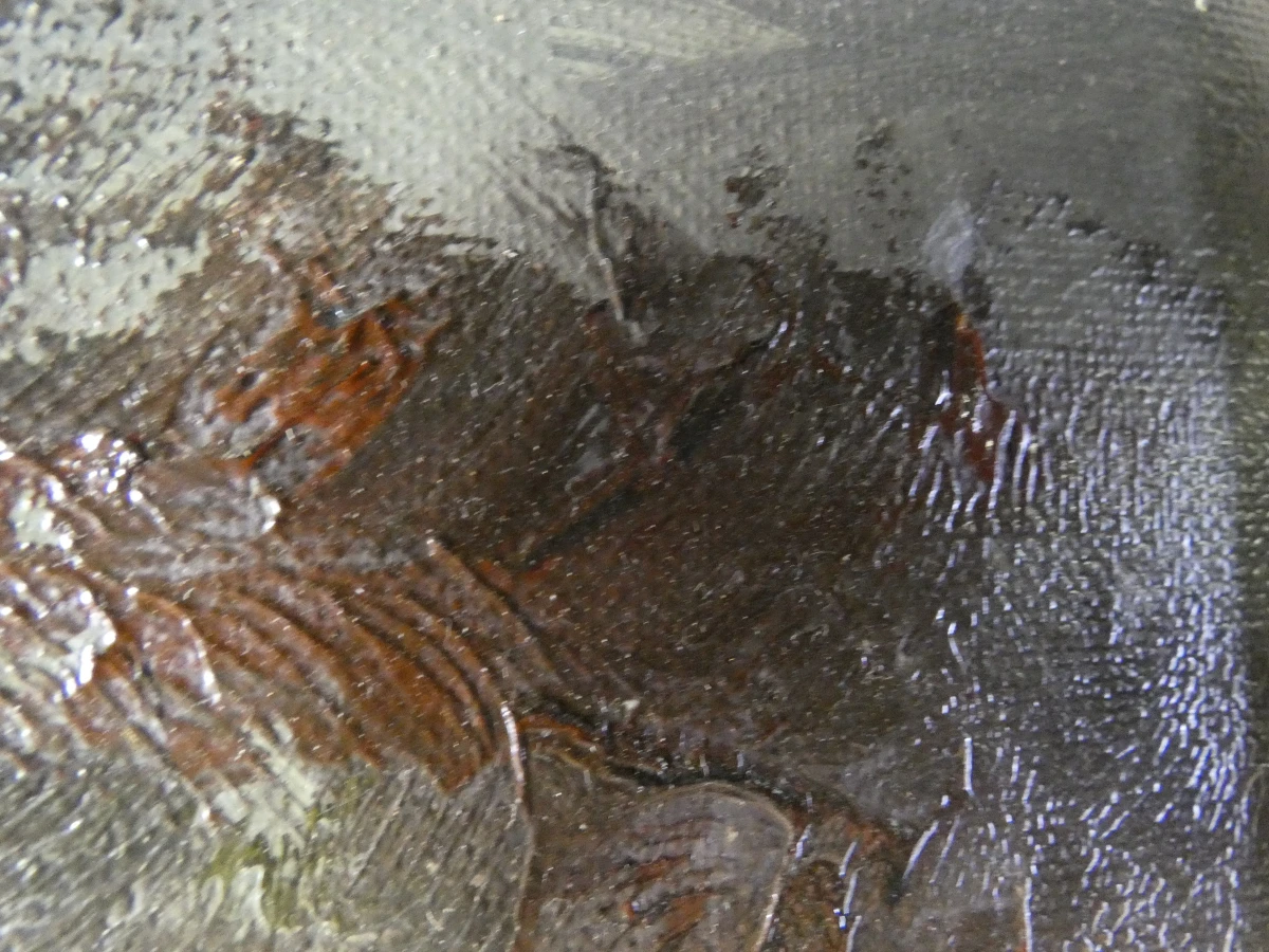 Vintage olieverfschilderij van de kunstenaar Emile Lammers - foto 9