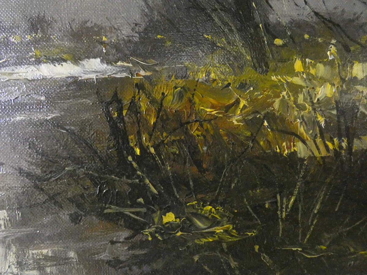 Vintage olieverfschilderij van de kunstenaar Emile Lammers - foto 14