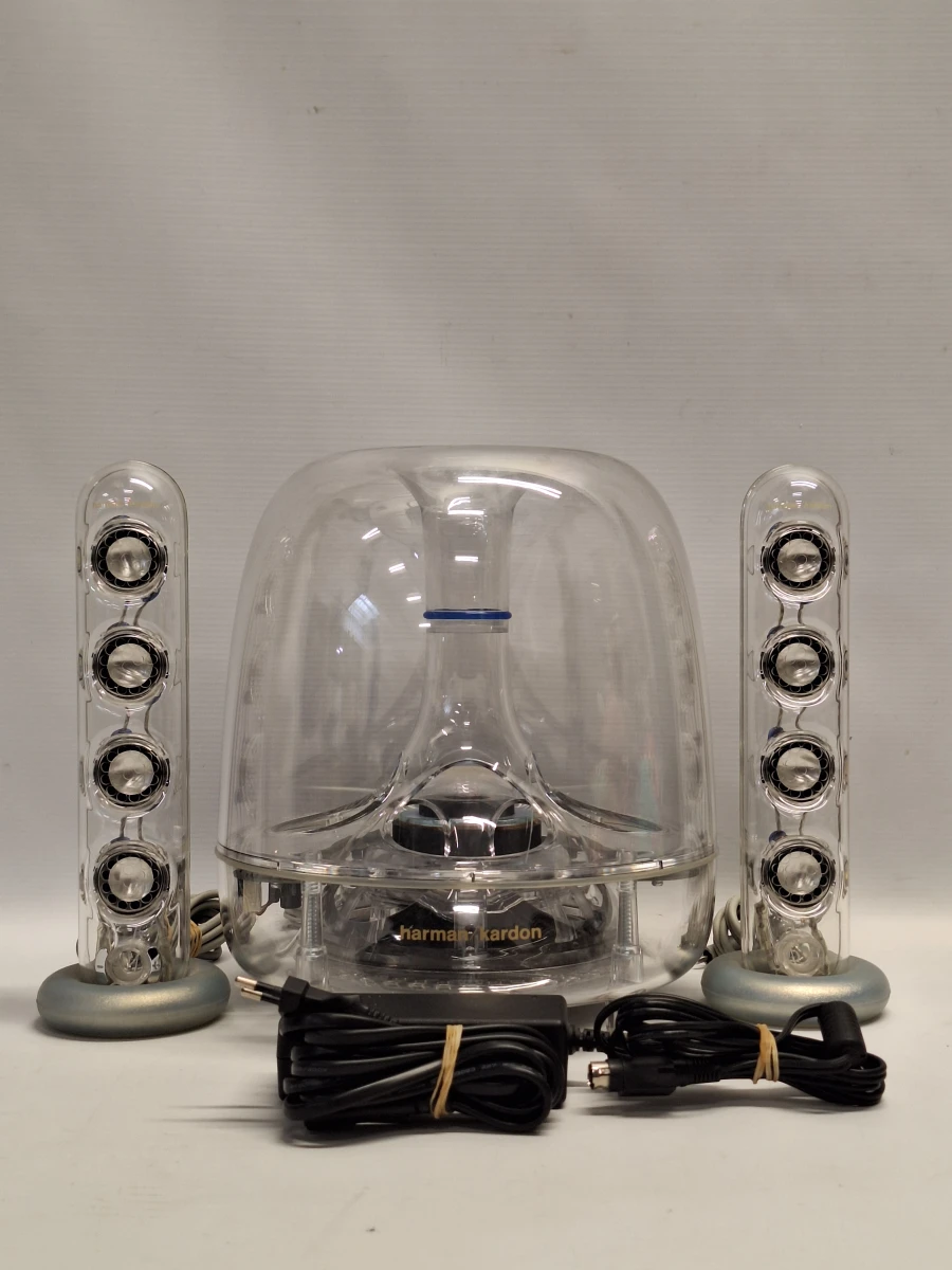 Harman Kardon SoundSticks II - Iconische transparante 2.1 speakerset in originele doos - foto 2