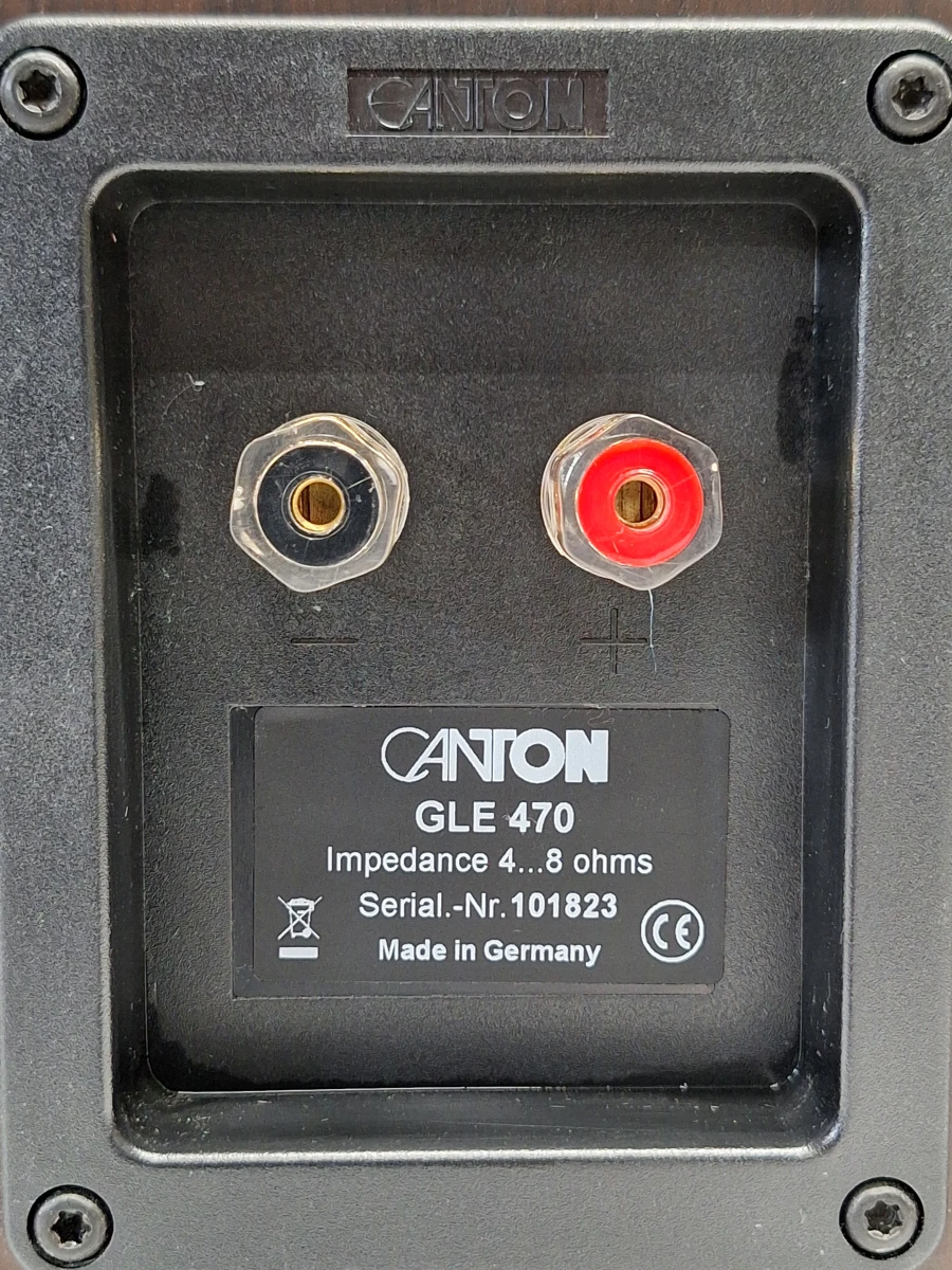 Canton GLE 470 - Krachtige Duitse vloer staande luidsprekers in Mokka/Wit - foto 16