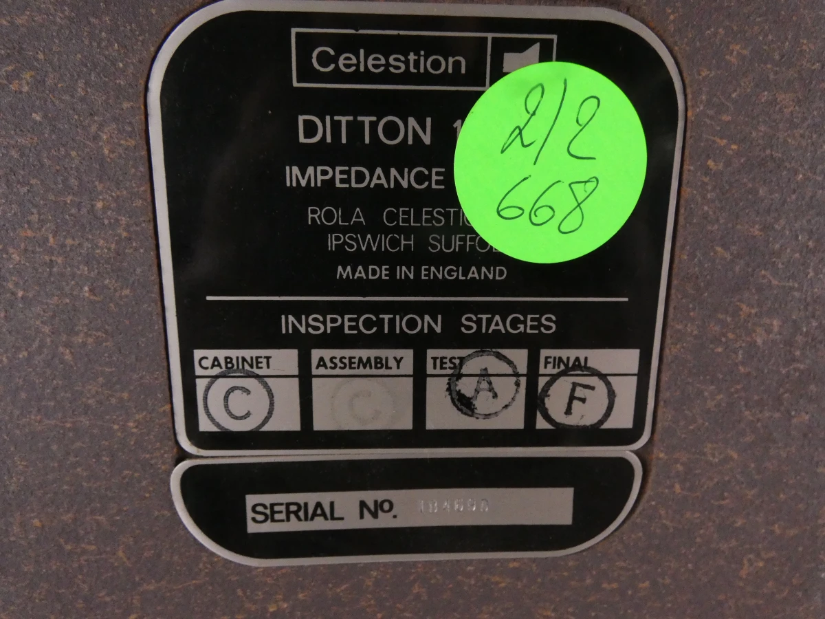 Celestion Ditton 15 luidsprekerpaar - foto 7