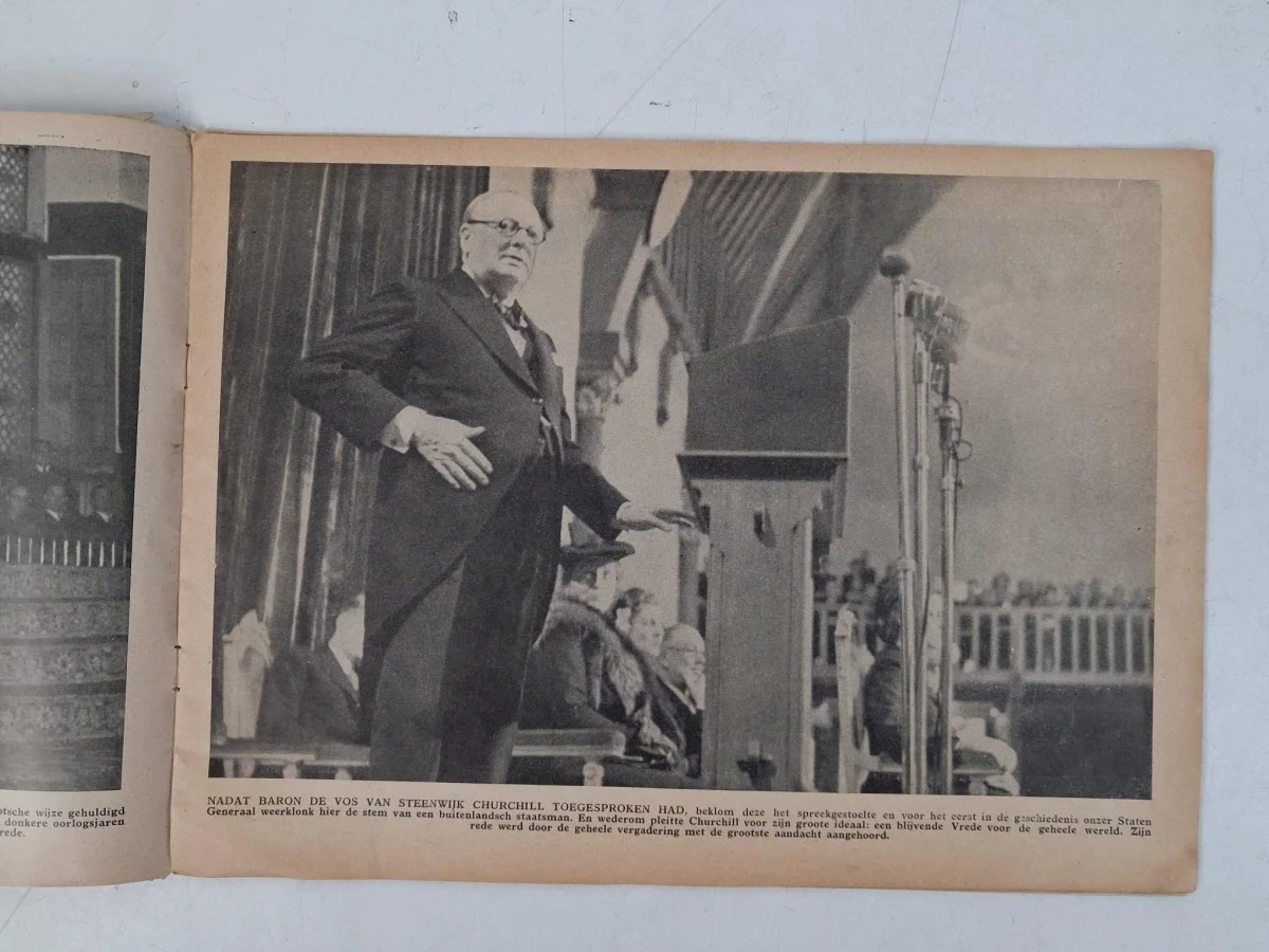 Historische fotoboek "Winston Churchill in ons midden. Zijn zegetocht door ons land, 8-13 Mei 1946" - foto 5