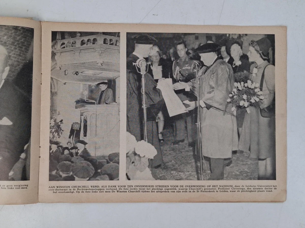 Historische fotoboek "Winston Churchill in ons midden. Zijn zegetocht door ons land, 8-13 Mei 1946" - foto 6