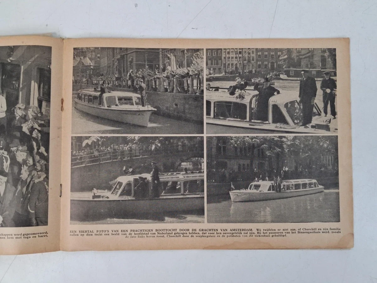 Historische fotoboek "Winston Churchill in ons midden. Zijn zegetocht door ons land, 8-13 Mei 1946" - foto 7