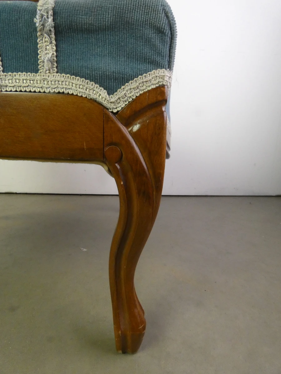 Klassieke gewatteerde fauteuil - foto 13