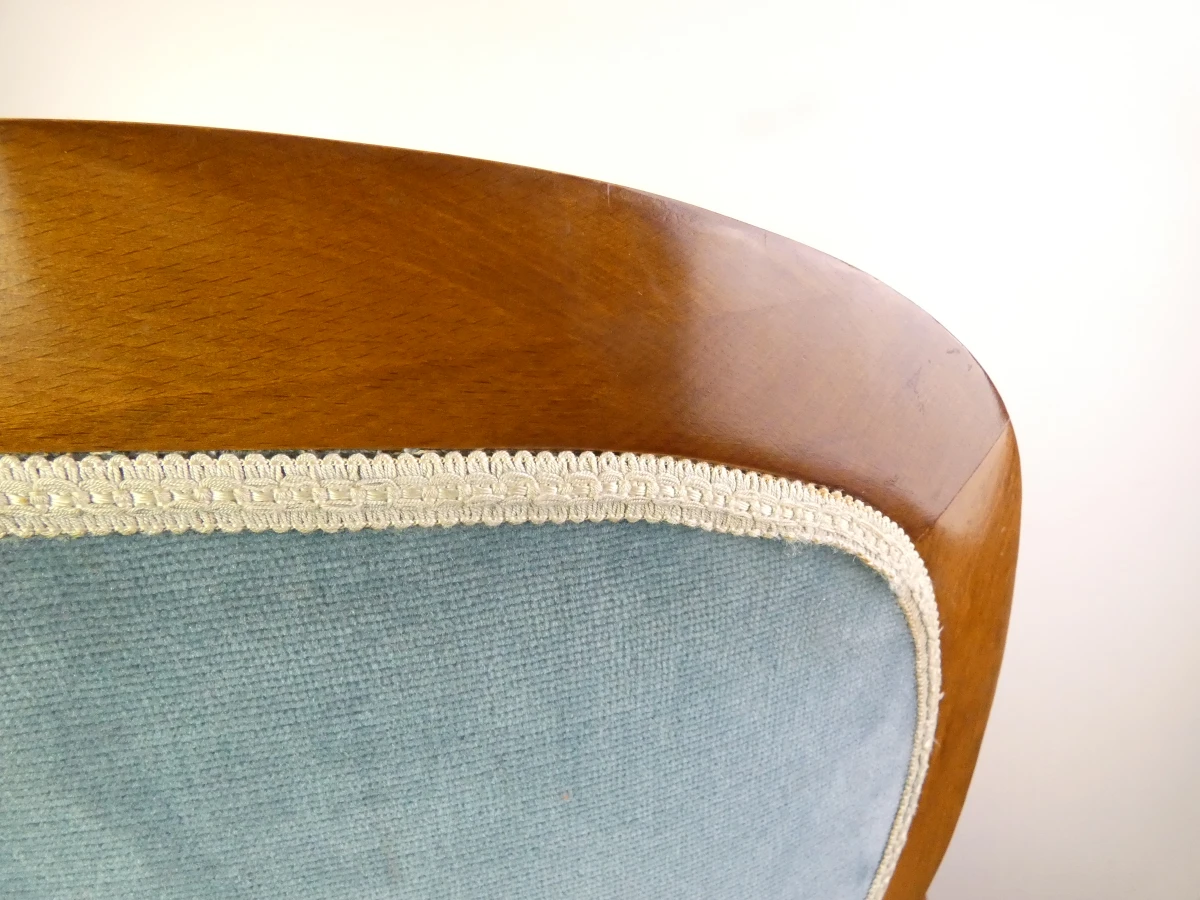 Klassieke gewatteerde fauteuil - foto 19