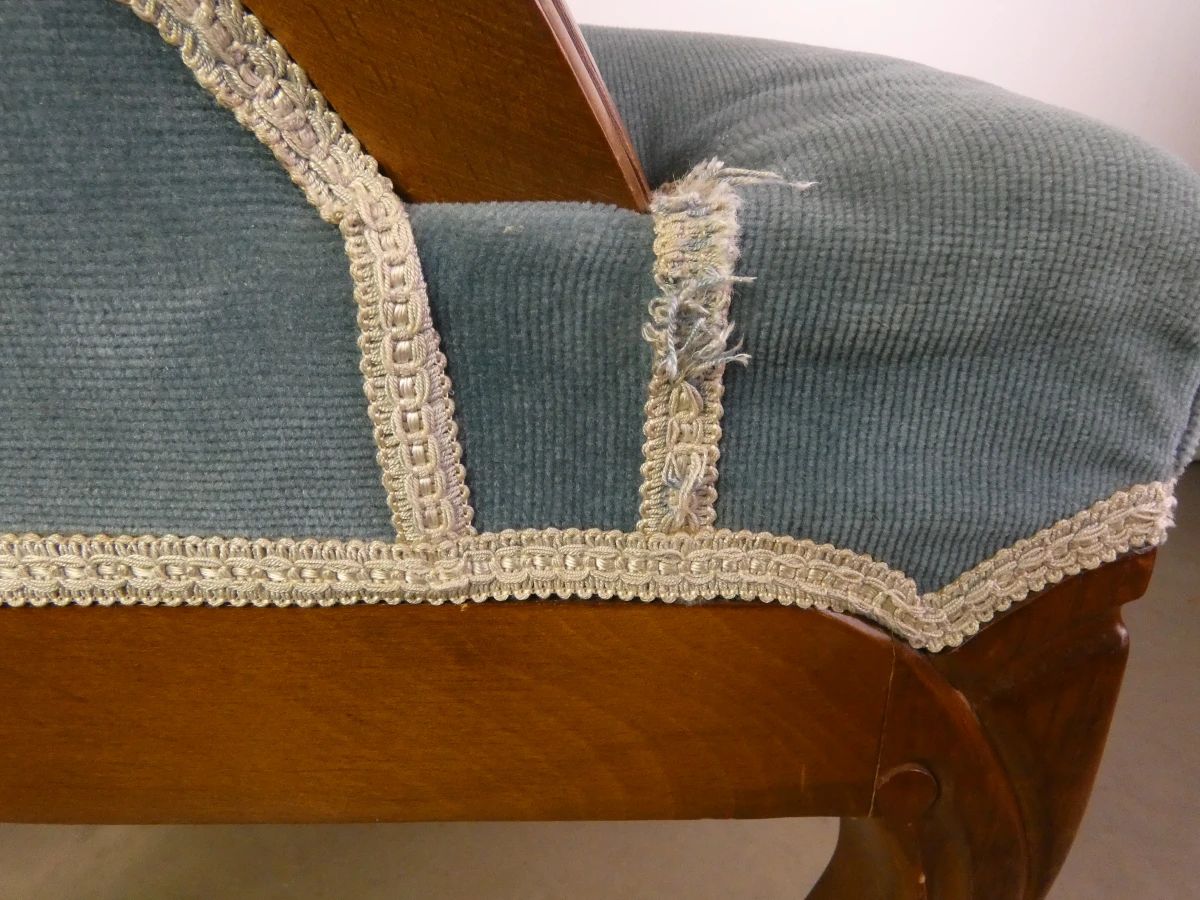 Klassieke gewatteerde fauteuil - foto 10