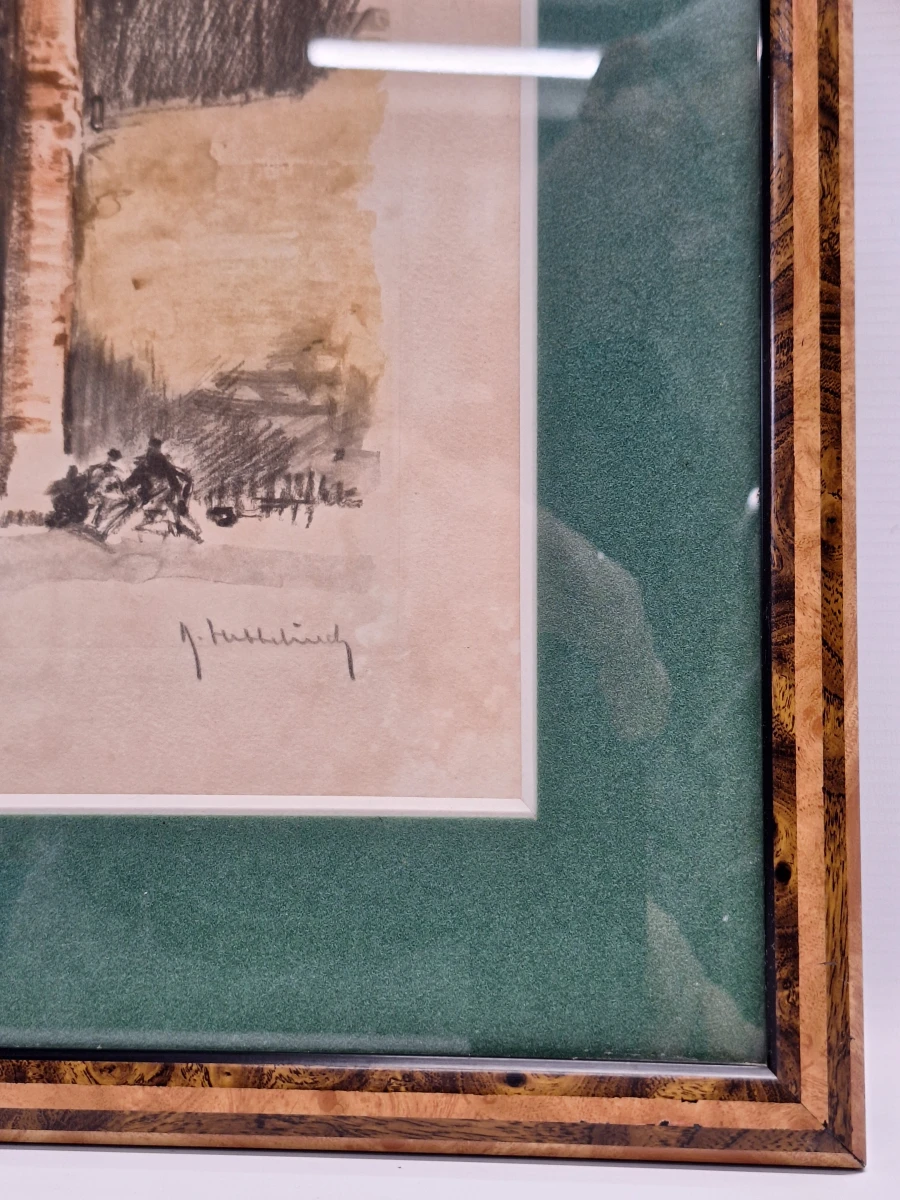 Roger Hebbelinck - Originele kleurenets "Bordighera" - gelimiteerde oplage (23/350) - foto 11