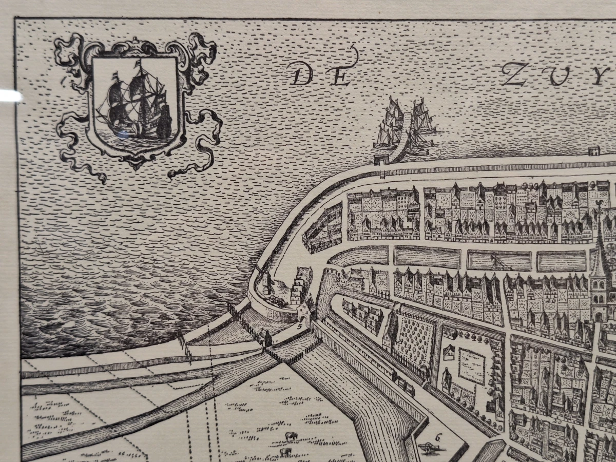 Klassieke stadsplattegrond van Medemblik - facsimile druk uit 1973 door royal yacht club hollandia - foto 6