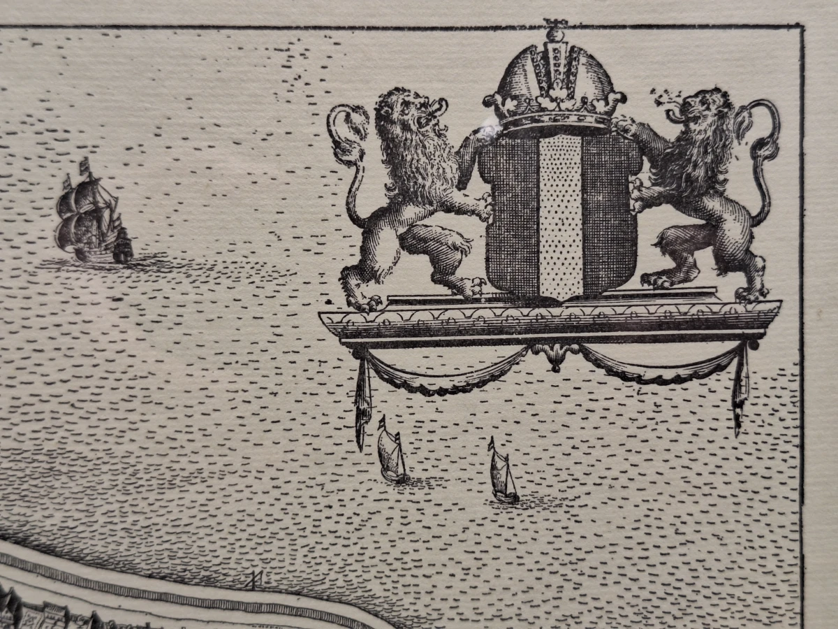 Klassieke stadsplattegrond van Medemblik - facsimile druk uit 1973 door royal yacht club hollandia - foto 10