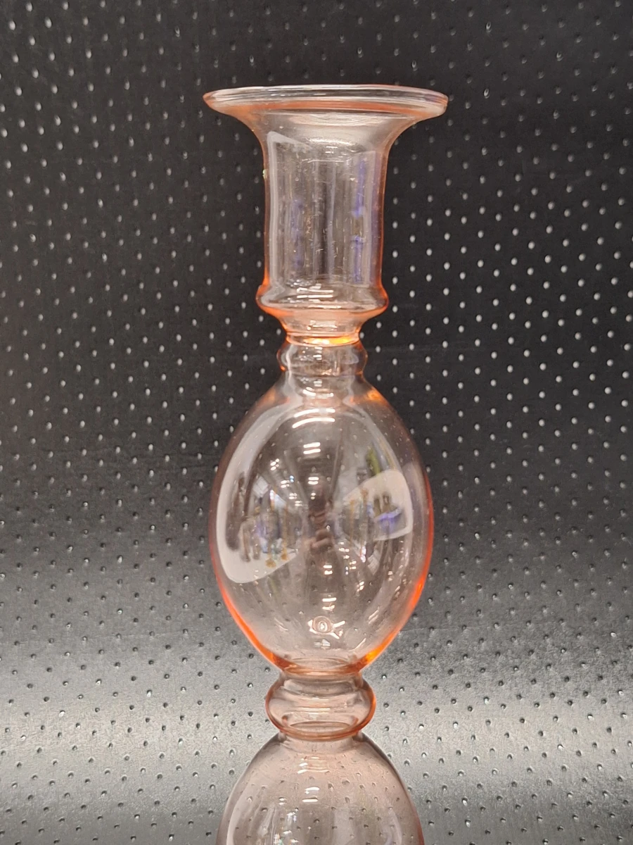 Set van 4 kleurrijke glazen kandelaars in retrostijl - foto 14