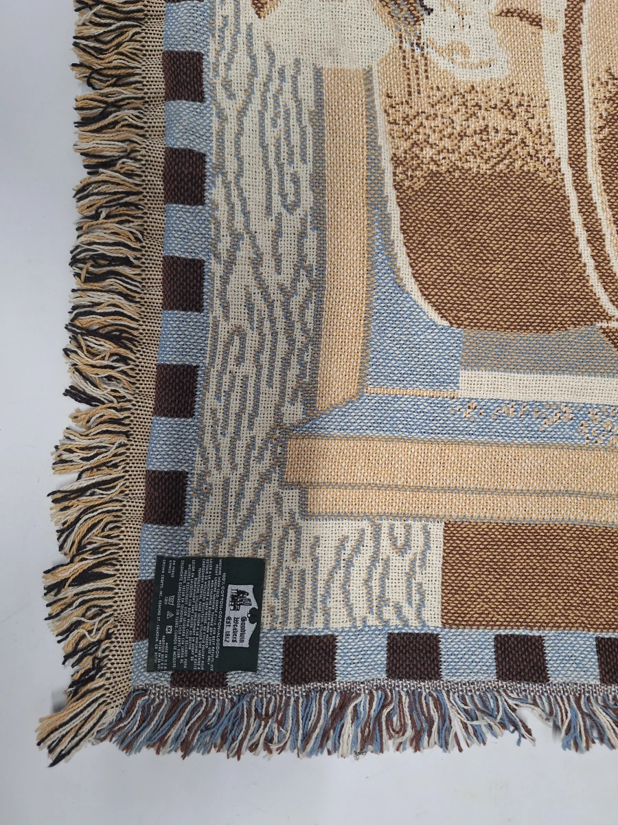 Vintage tapijt / wandkleed met katten in een keuken - Goodwin Weavers (Made in U.S.A.) - foto 14