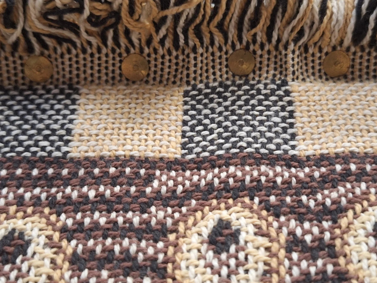 Vintage tapijt / wandkleed met katten in een keuken - Goodwin Weavers (Made in U.S.A.) - foto 11