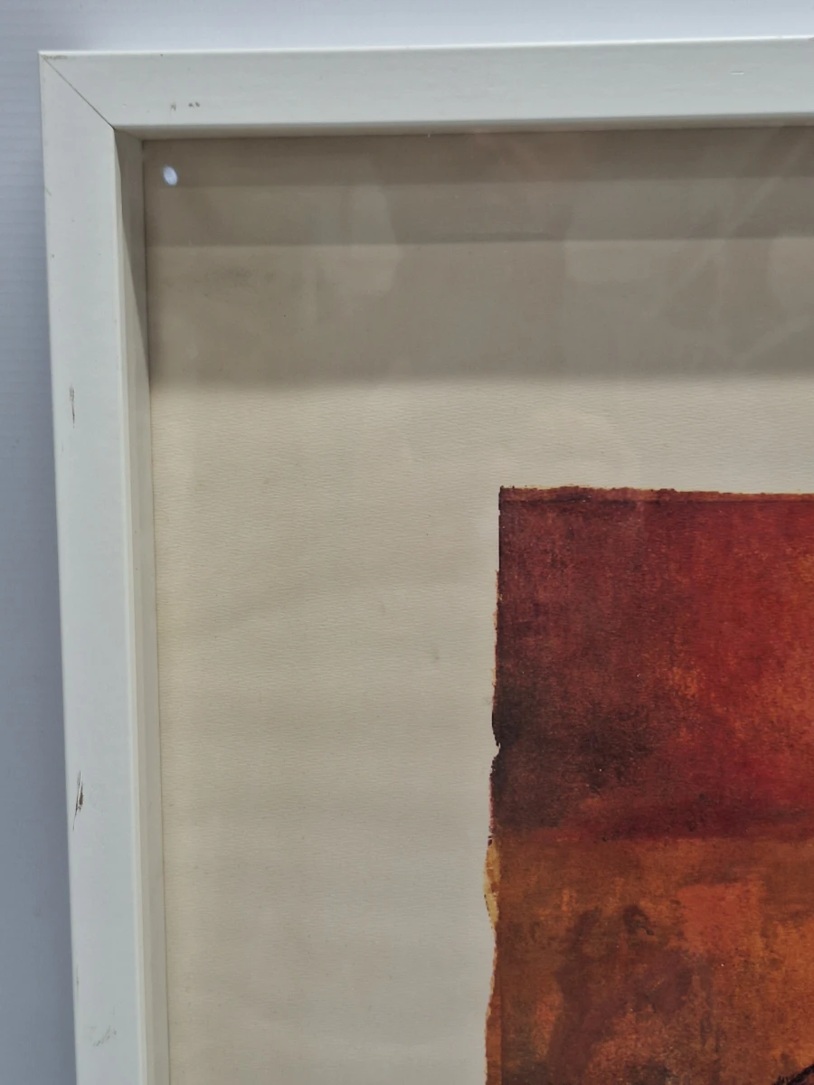Gelimiteerde kunstzeefdruk / lithografie - figuur met schaduwen (nummer 27/50, E.A.) - foto 7