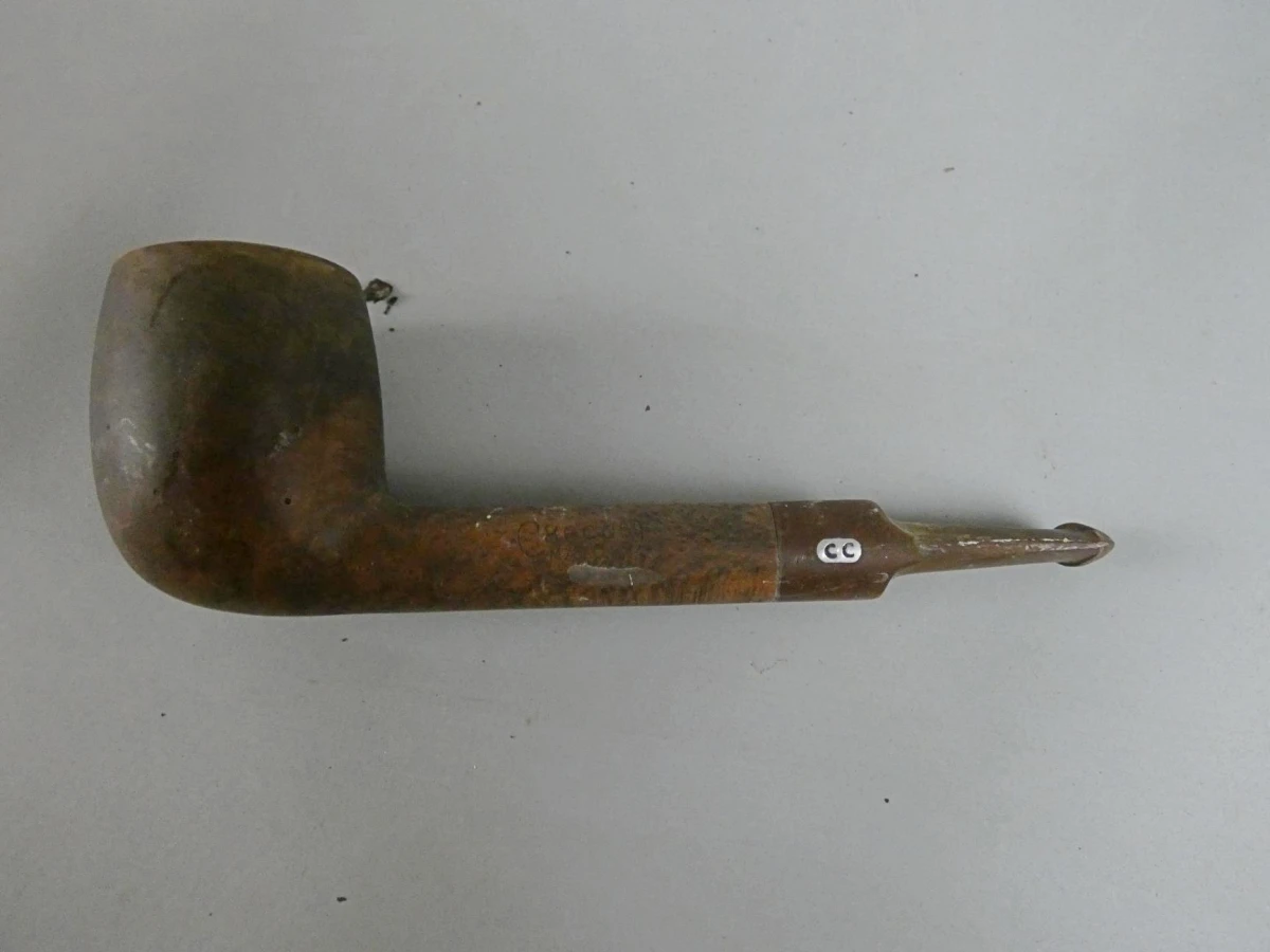 Houten wandrek met tabakspijpen - foto 10