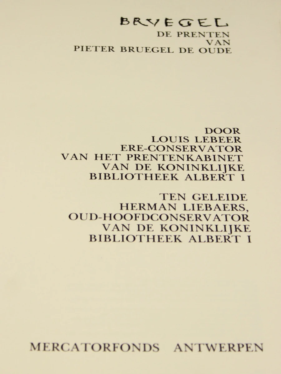 Pieter Bruegel de Oude – De prenten – Mercatorfonds, 1976 - foto 3