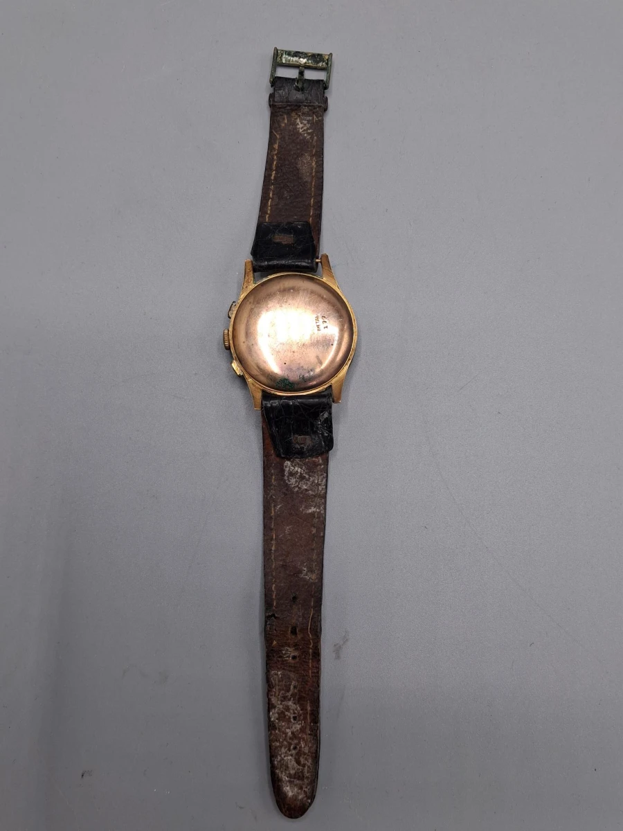 Vintage Zwitserse mechanische chronograaf van het merk Telda - foto 2