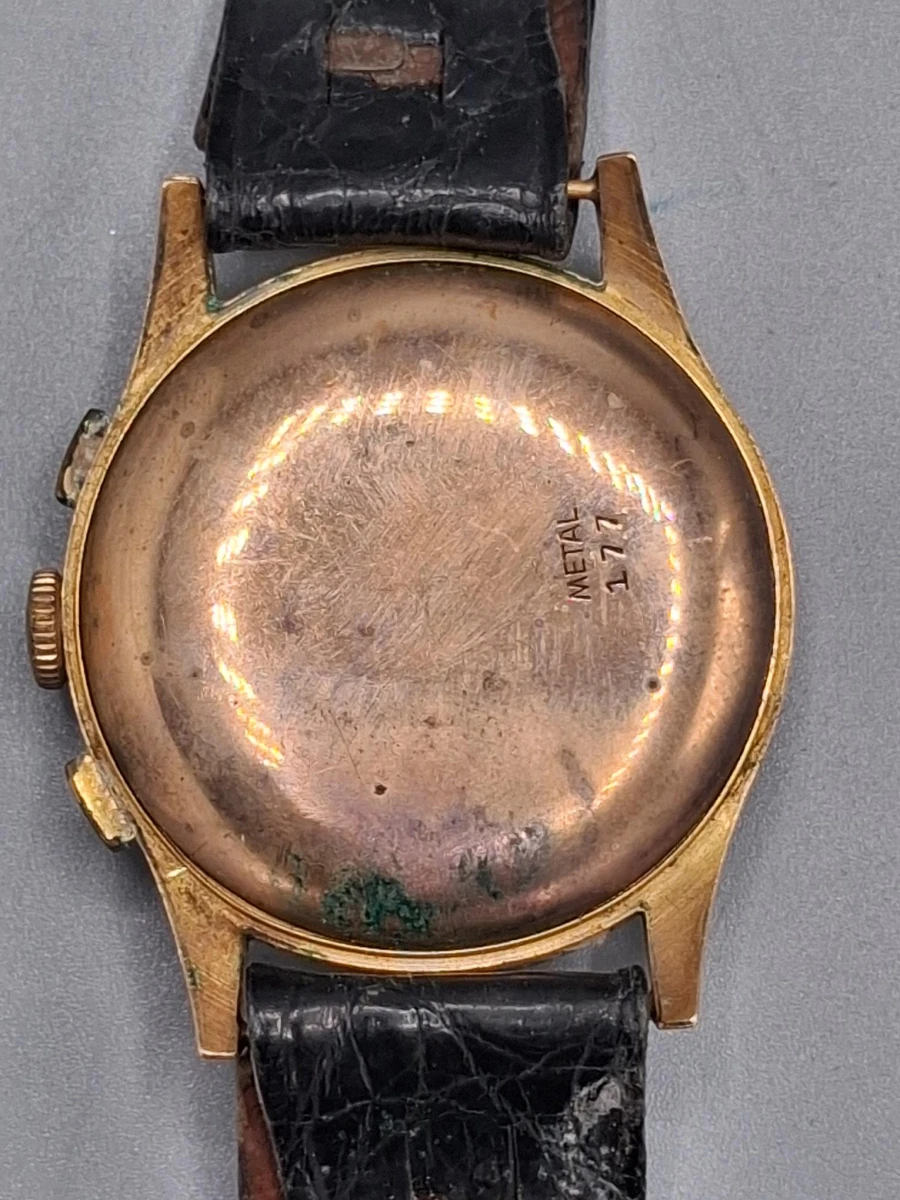 Vintage Zwitserse mechanische chronograaf van het merk Telda - foto 4