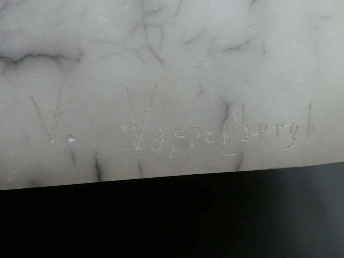 Decoratieve art-nouveaubuste van een jong meisje, V. Vaerenbergh - foto 12