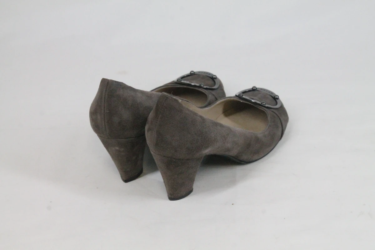 Natan grijze suède pumps - Maat 38 - foto 5