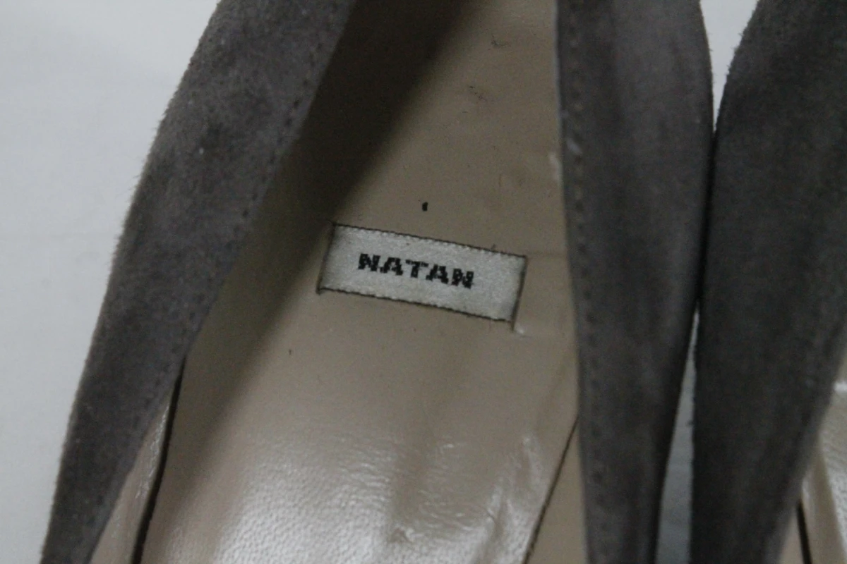 Natan grijze suède pumps - Maat 38 - foto 6