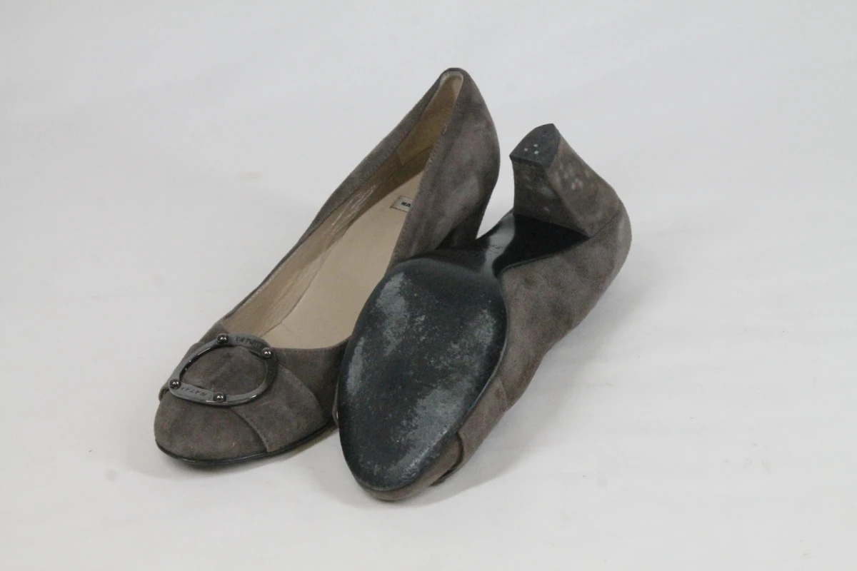 Natan grijze suède pumps - Maat 38 - foto 2