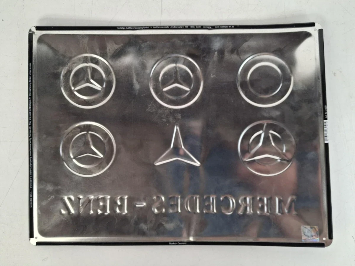 Metalen wandbord : Mercedes - foto 2