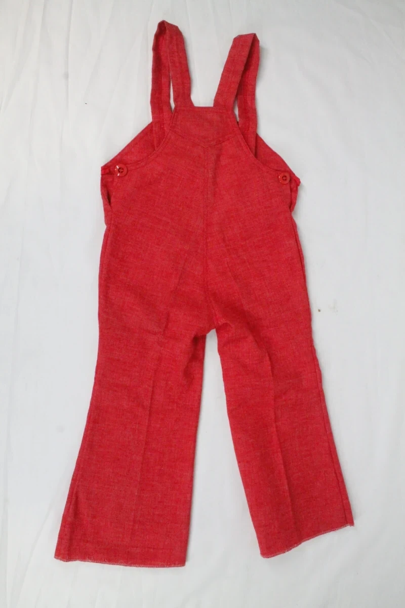 Vintage rode peuteroverall - foto 3