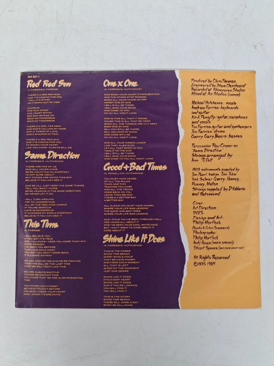 LP : INXS : "Listen like thieves" - foto 3