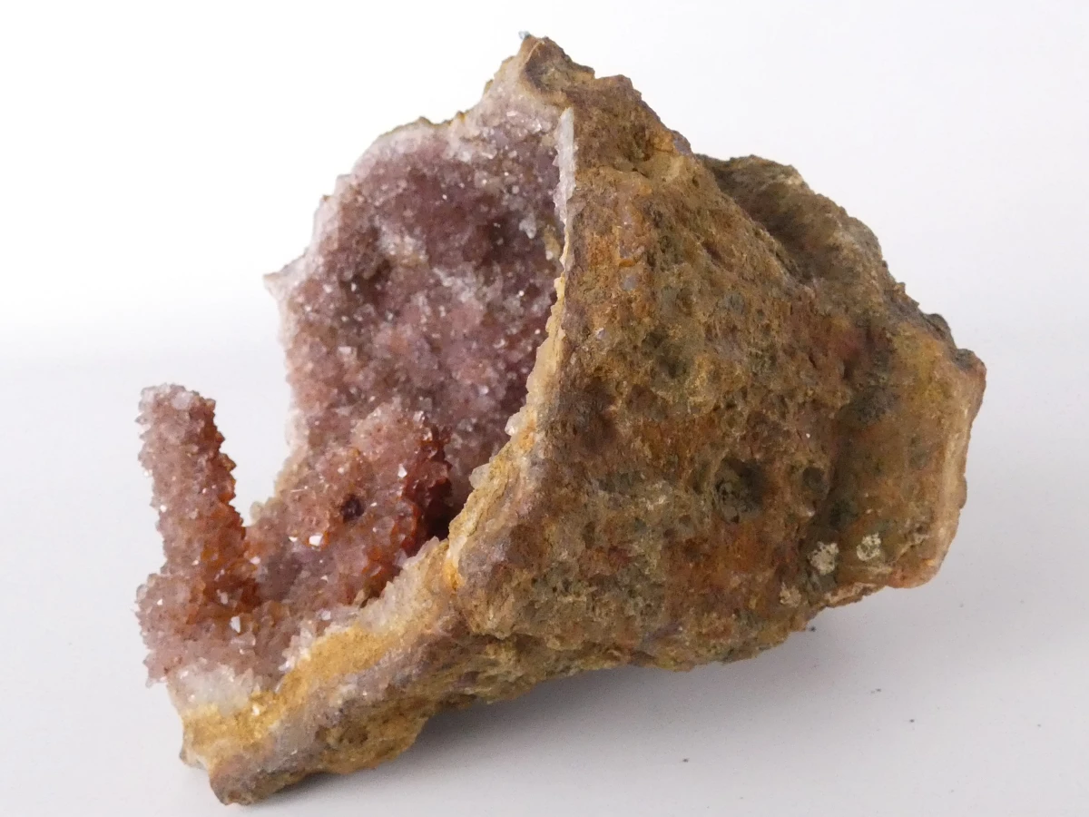 Roze amethistgeode (natuurlijke kristalvorming) - foto 6