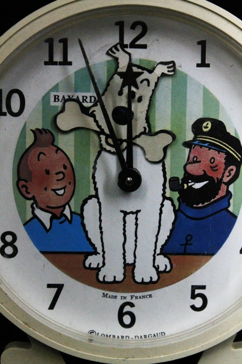 Vintage Mechanische Kuifje-wekker - foto 2