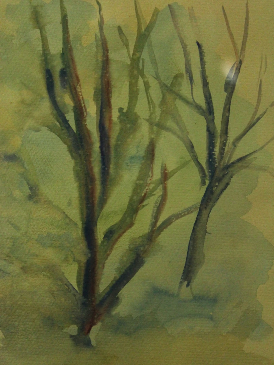 Karel Roelants (1921–1999) aquarel 1987 "Mist" - foto 4