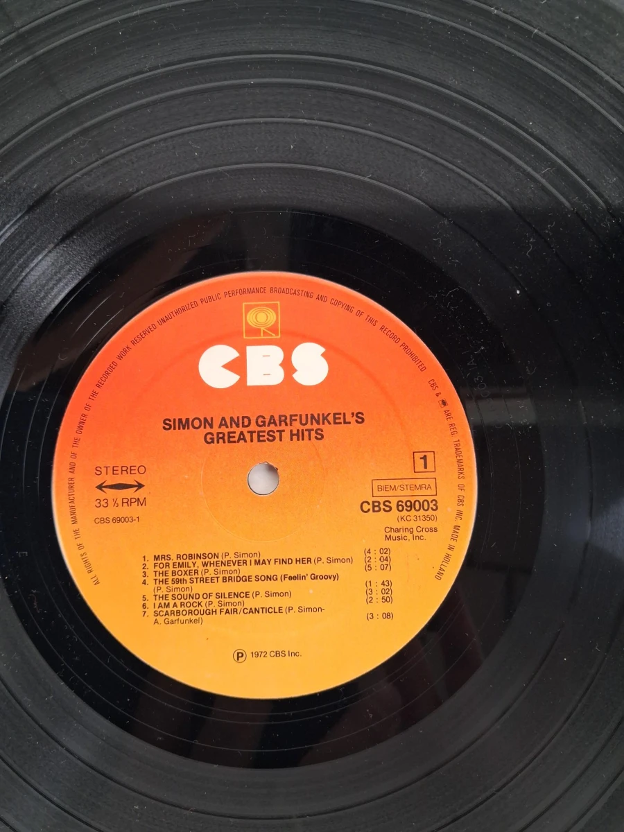 LP : Simon and Garfunkel : "Greatest Hits" - foto 4
