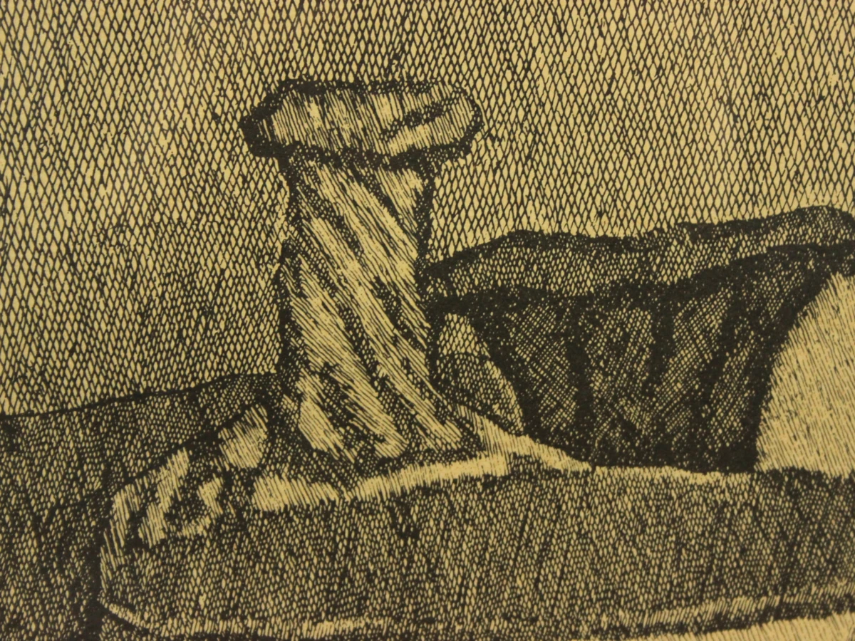 Vintage lithografische reproductie naar Giorgio Morandi - foto 6