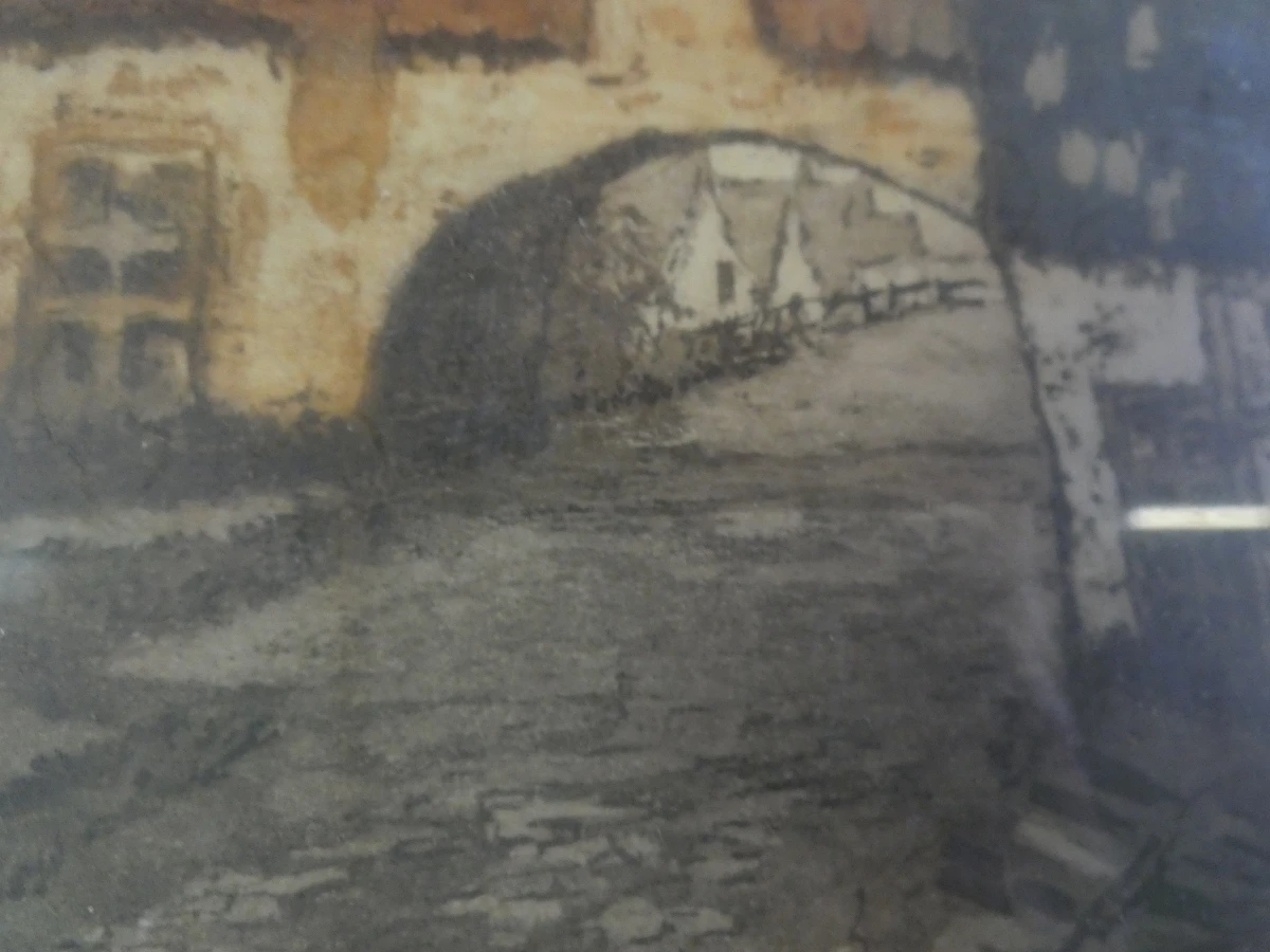 Paar vintage kleuretsen van historisch Brugge - Alfred Van Neste - foto 7