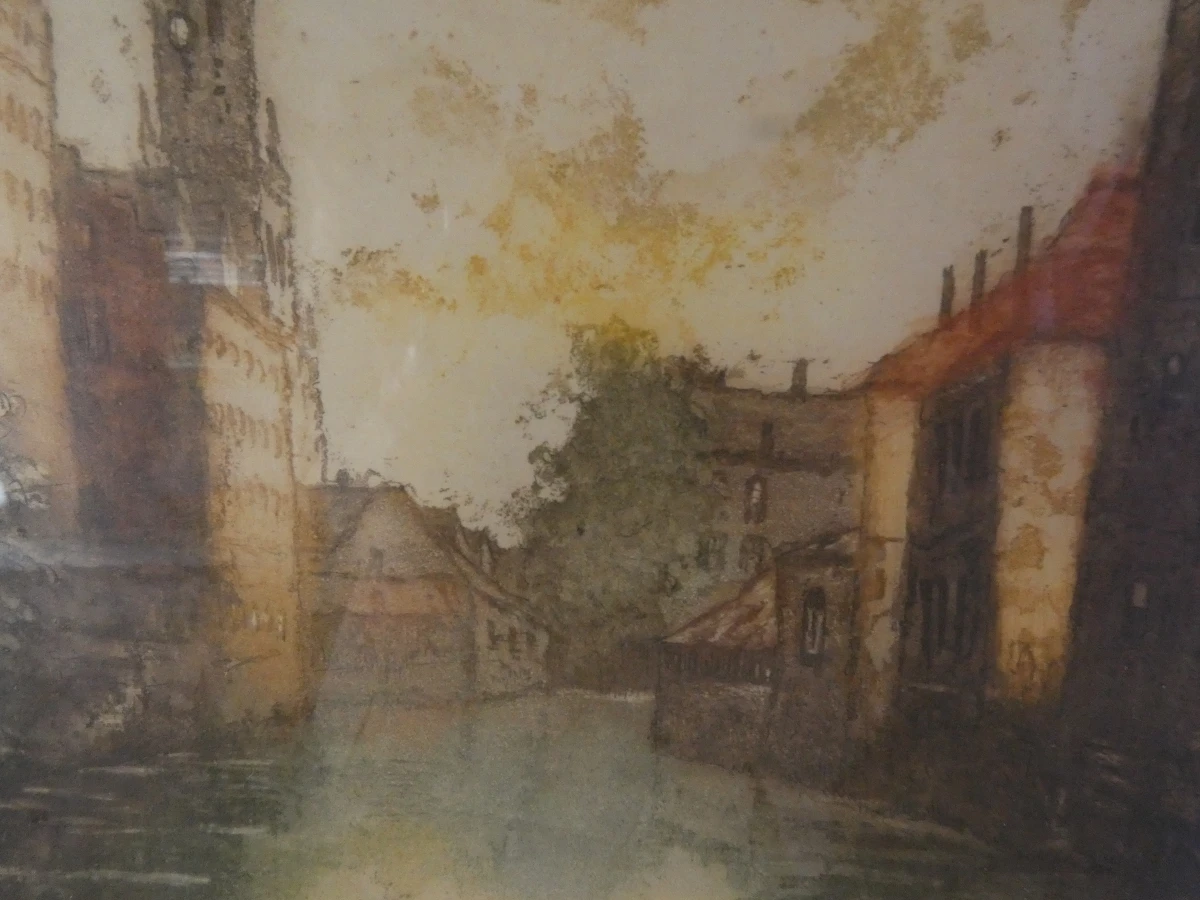 Paar vintage kleuretsen van historisch Brugge - Alfred Van Neste - foto 20
