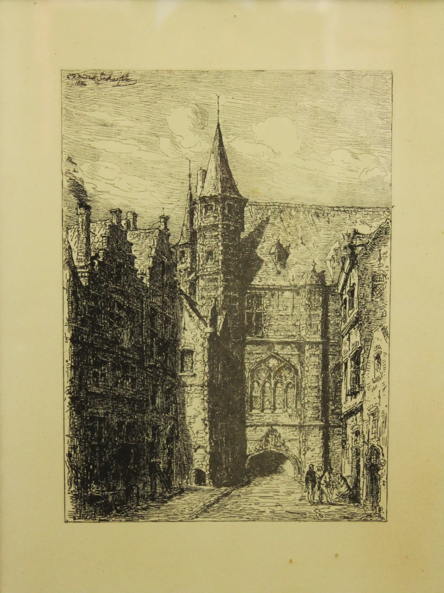 Het Vleeshuis Antwerpen – Schaefels 1886 prent - foto 2