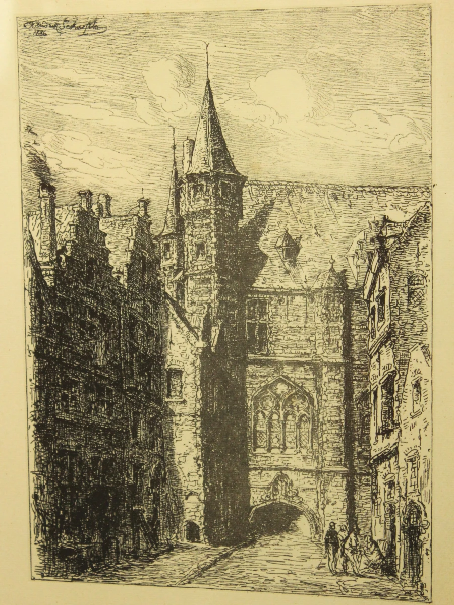 Het Vleeshuis Antwerpen – Schaefels 1886 prent - foto 7