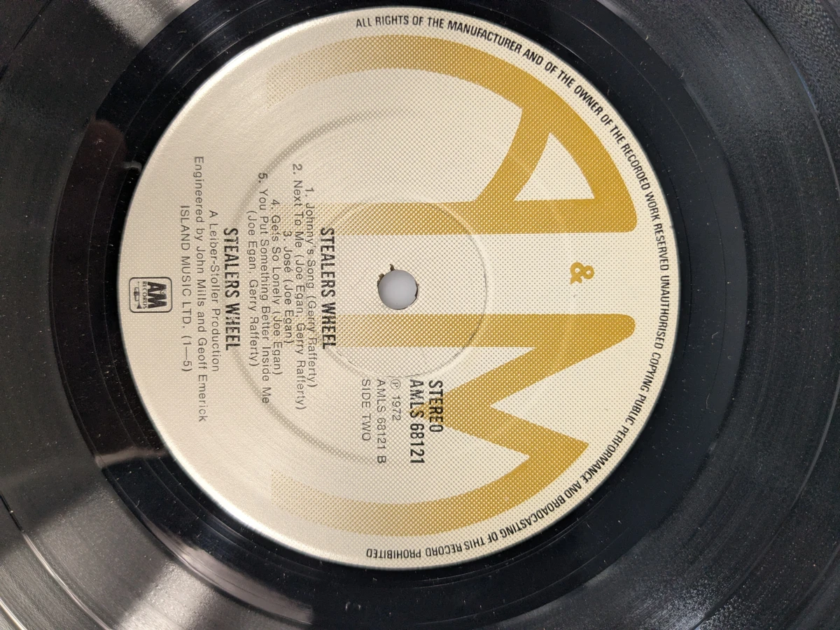 Stealers Wheel – Vinyl LP – A&M Records - foto 5
