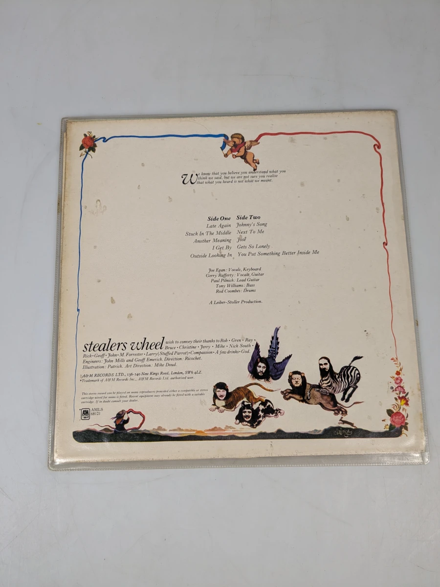 Stealers Wheel – Vinyl LP – A&M Records - foto 2
