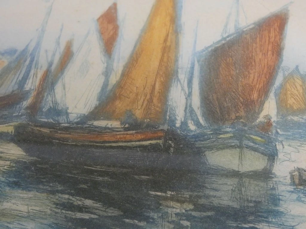 Maritieme Kleurets in Sierlijke Lijst - foto 3