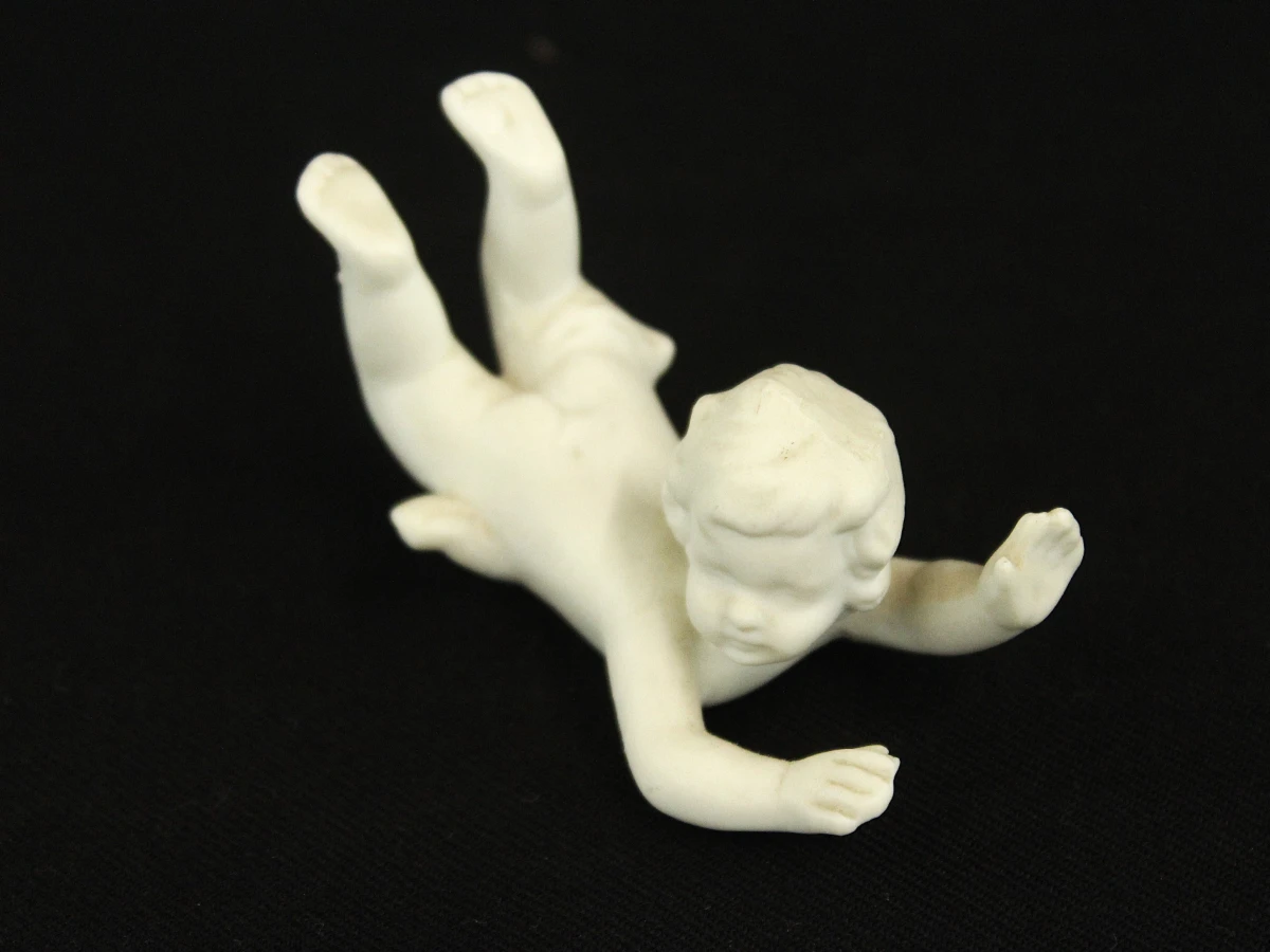 4 Tiny Putti porseleinen biscuitfiguren - foto 3