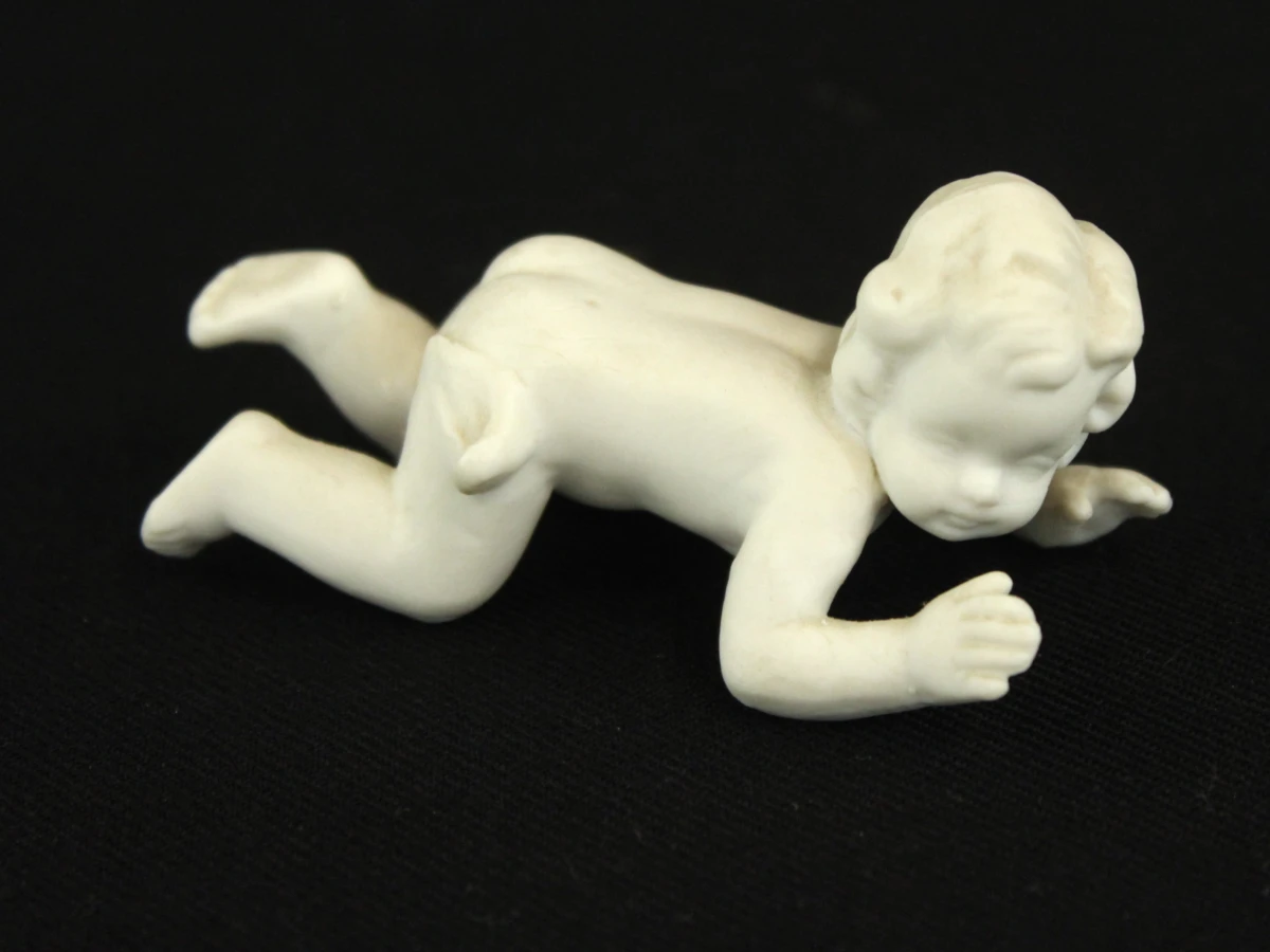 4 Tiny Putti porseleinen biscuitfiguren - foto 4