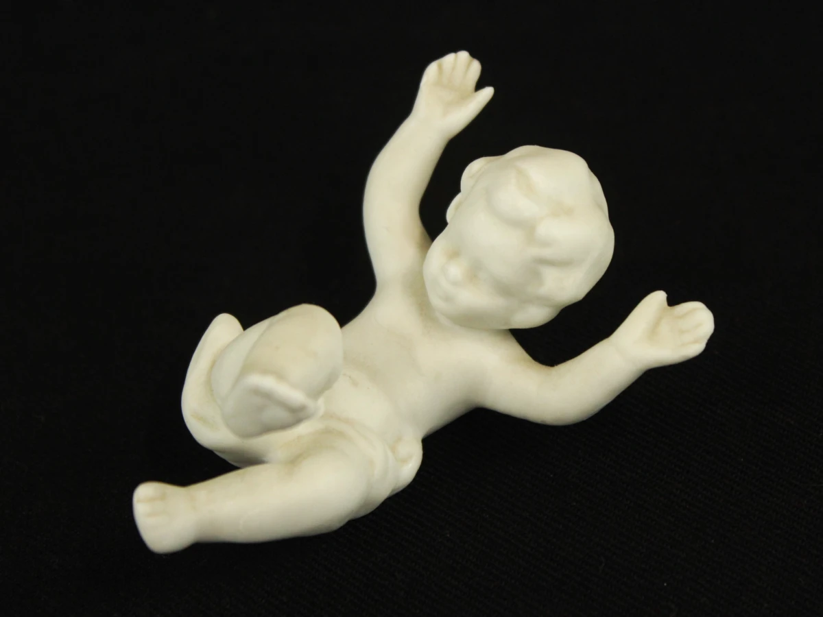 4 Tiny Putti porseleinen biscuitfiguren - foto 5