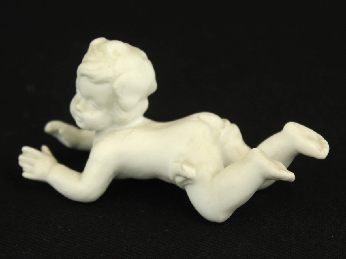 4 Tiny Putti porseleinen biscuitfiguren - foto 6