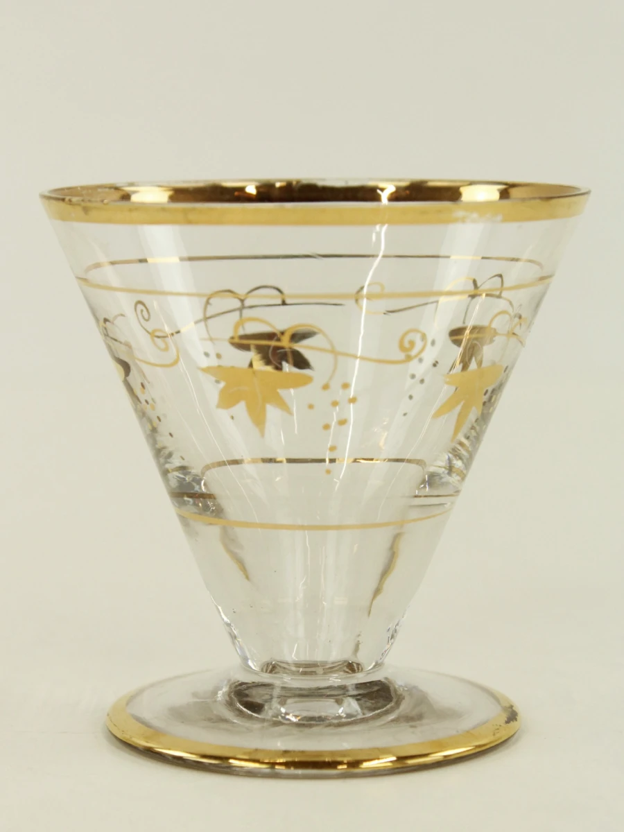18 Libbey Royal Fern-cocktailglas verfijnd gouden bladversiering - foto 3
